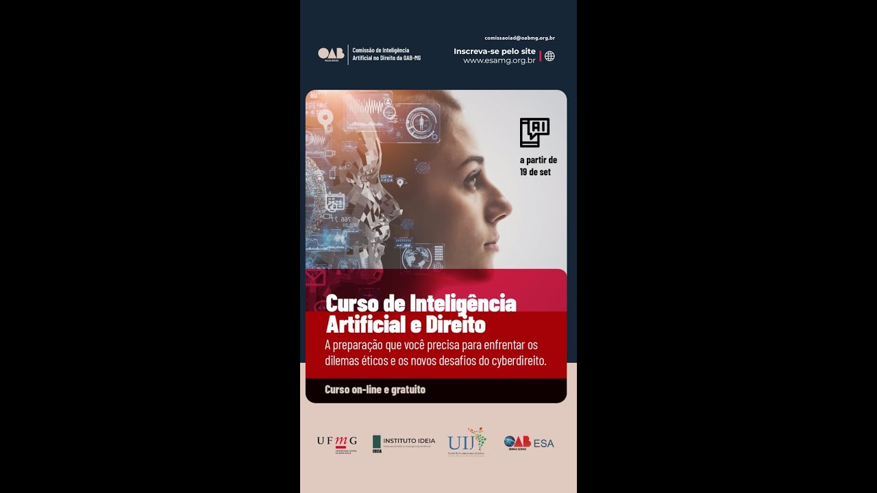 CURSO DE INTELIGÊNCIA ARTIFICIAL E DIREITO - YouTube