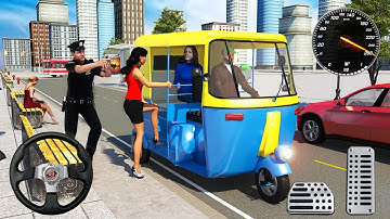 Modern auto tuk tuk Real - Rickshaw Games #1 - Android Gameplay