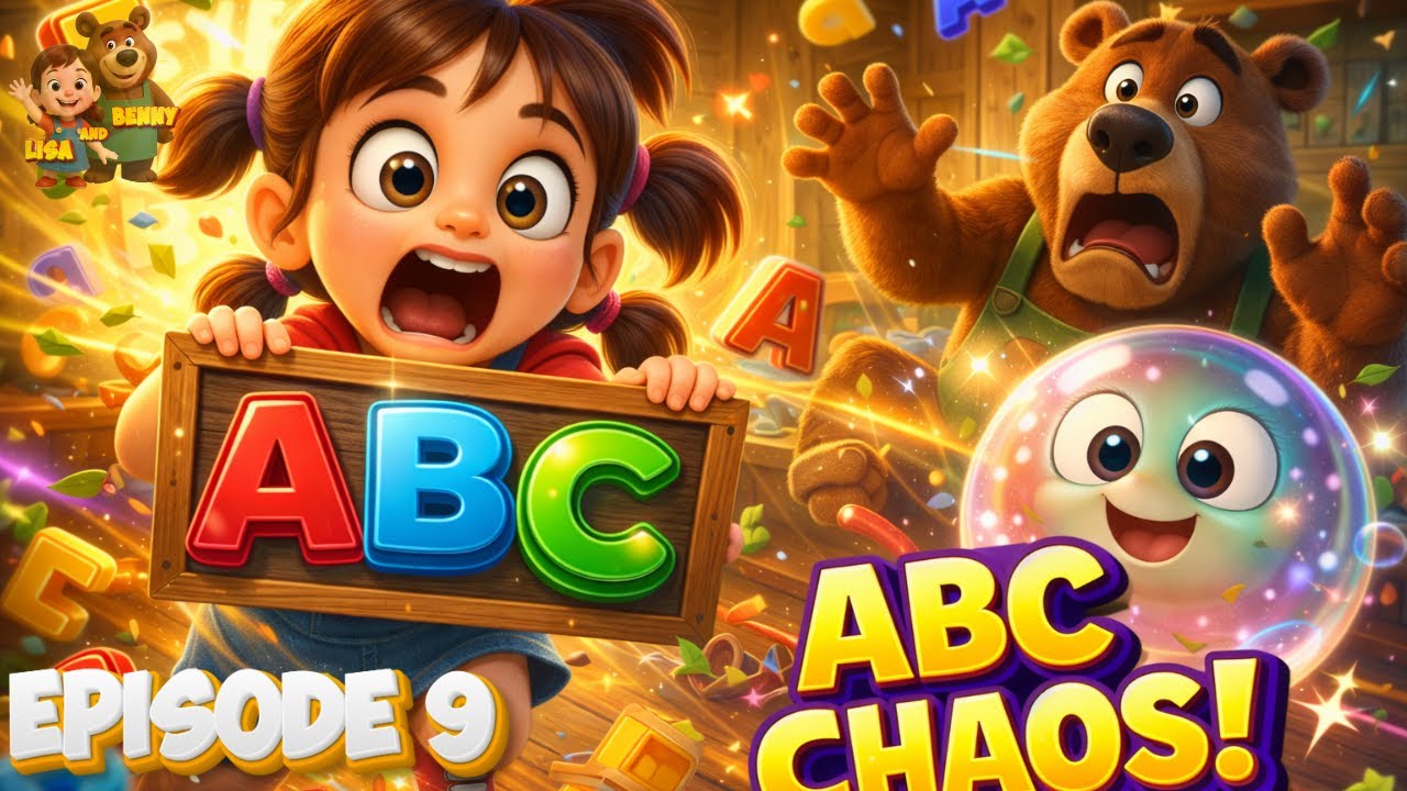 📚😂 ABC CHAOS! Lisa “Teaches” Benny… OOPS! 😱✨