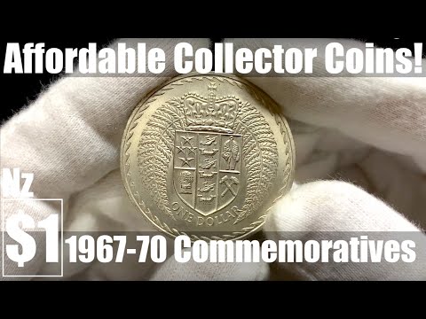 Commemoratives....New Zealand 1967-70 $1 Coins