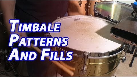 How to Play Timbales - Salsa Patterns and Fills