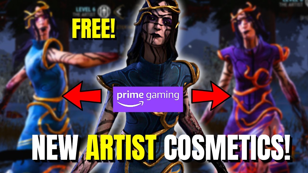 Dead By Daylight-NEW Artist Cosmetics! If You Have Amazon Prime You Can Get These For Free!