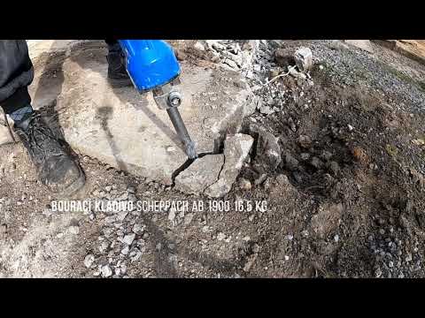 Відбійний молоток Scheppach AB 1900 з патроном HEX діаметром 30 мм та енергією удару до 60 Дж, видео 1