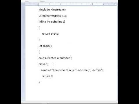 inline function with class experiment 10