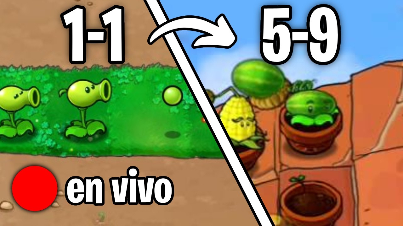 🔴 Jugando PVZ pero el siguiente nivel siempre es ALEATORIO