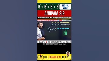 6^25+6^26+6^27+6^28 is divisible by | SSC CGL 2023 | Maths Tricks | By Anupam Sir #ssc #maths
