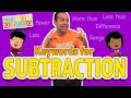 Keywords For Subtraction Music For Math Homeschool Learning Song Preschool And Kindergarten Keywords For Subtraction Music For Math Homeschool Learning Song Preschool And Kindergarten