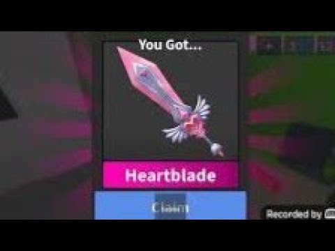 New limited HEARTBLADE godly in mm2! 