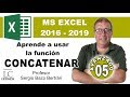 Curso GRATUITO de EXCEL AVANZADO | Parte 05 | Aprende a usar la función CONCATENAR