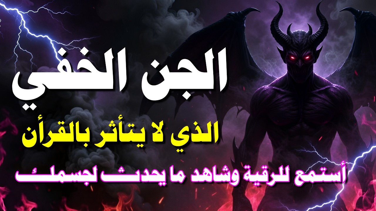 لإظهار الجن المتخفي والجن العاشق والسفلي رقية الجن الخفى العنيد وسحبه ...