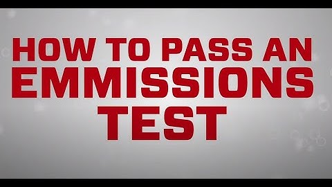 How to pass an emissions test (the Sea Foam way) 👍