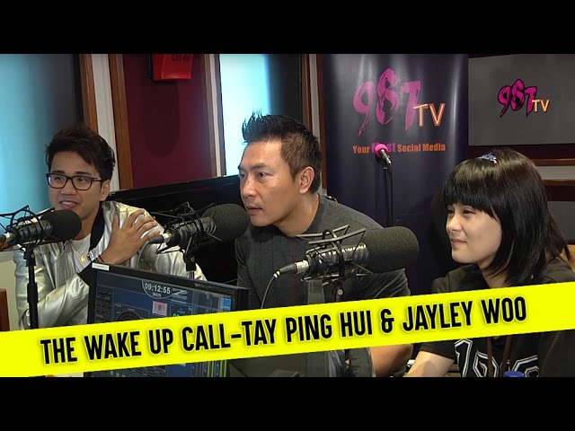 Tay Ping Hui u0026 Jayley Woo on The Wake Up Call! class=