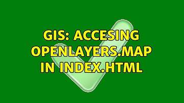 GIS: Accesing openlayers.map in index.html (2 Solutions!!)