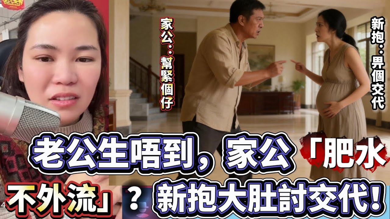 老公生唔到，家公「肥水不外流」？新抱大肚討交代！#情感 #廣東話 #情感故事 #分享 #婚姻 #諸事姐