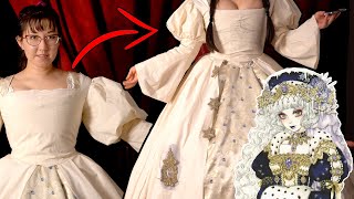 Sewing a Fantasy Tudor Gown || Sakizo Frau Cosplay Mockup