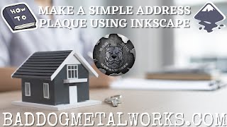 How to Create a Simple Address Plaque Using Inkscape