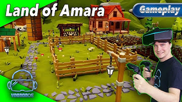 Land of Amara - Stardew Valley in VR? [SteamVR / Oculus / PSVR][Gameplay][Virtual Reality]