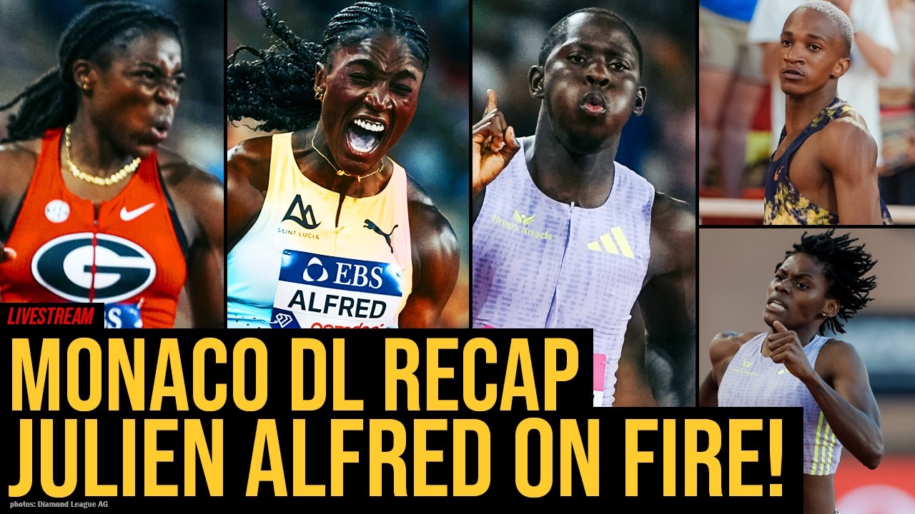 Julien Alfred HISTORIC 200m, Oblique Edges Jordan in 100m, Kebinatshipi Smooth 400 | Monaco DL Recap