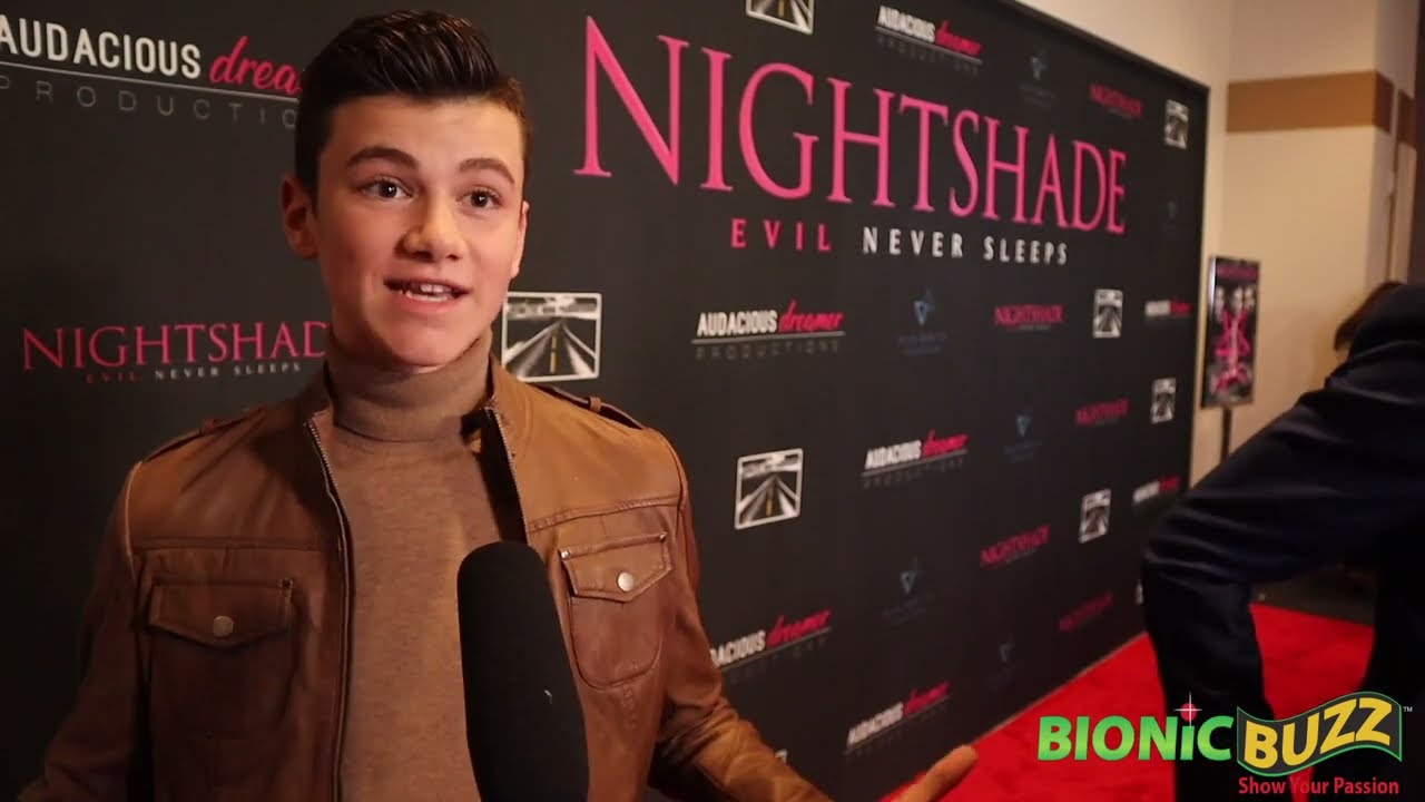 Actor Singer-Songwriter Alexander James Rodriguez Interview at NIGHTSHADE Los Angeles Premiere