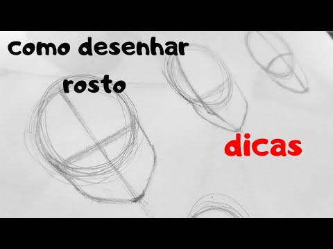 COMO DESENHAR ROSTO dicas simples