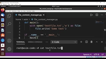 How to open a file with a context manager in Python