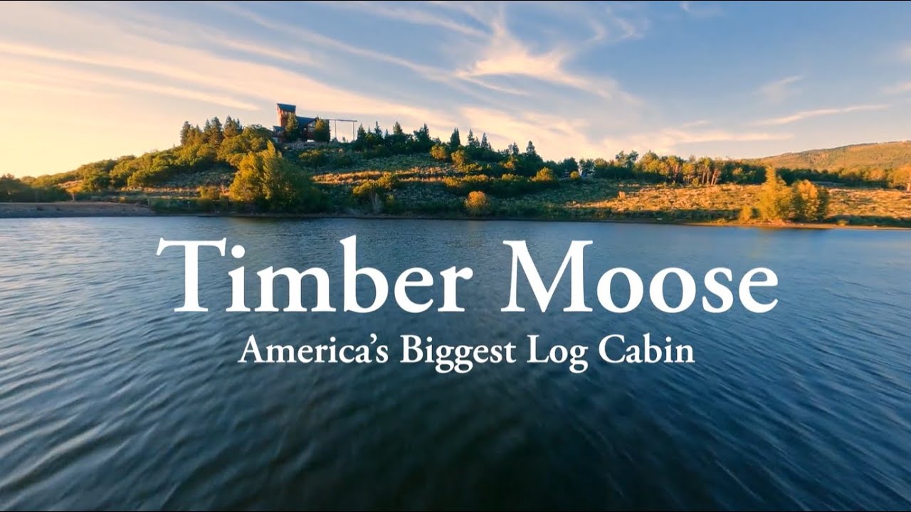 Timber Moose Amazing drone video of Timber Moose Lodge, America's Biggest Log Cabin ...