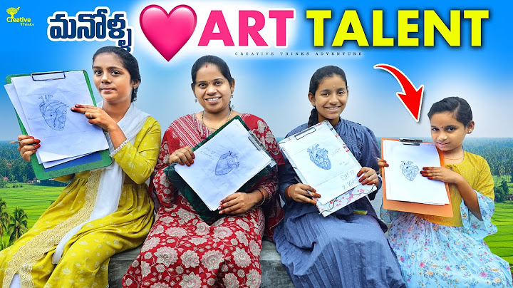 మనోళ్ళ ❤️ Art Talent | New Adventure 4K Funny Game | Shree Videos