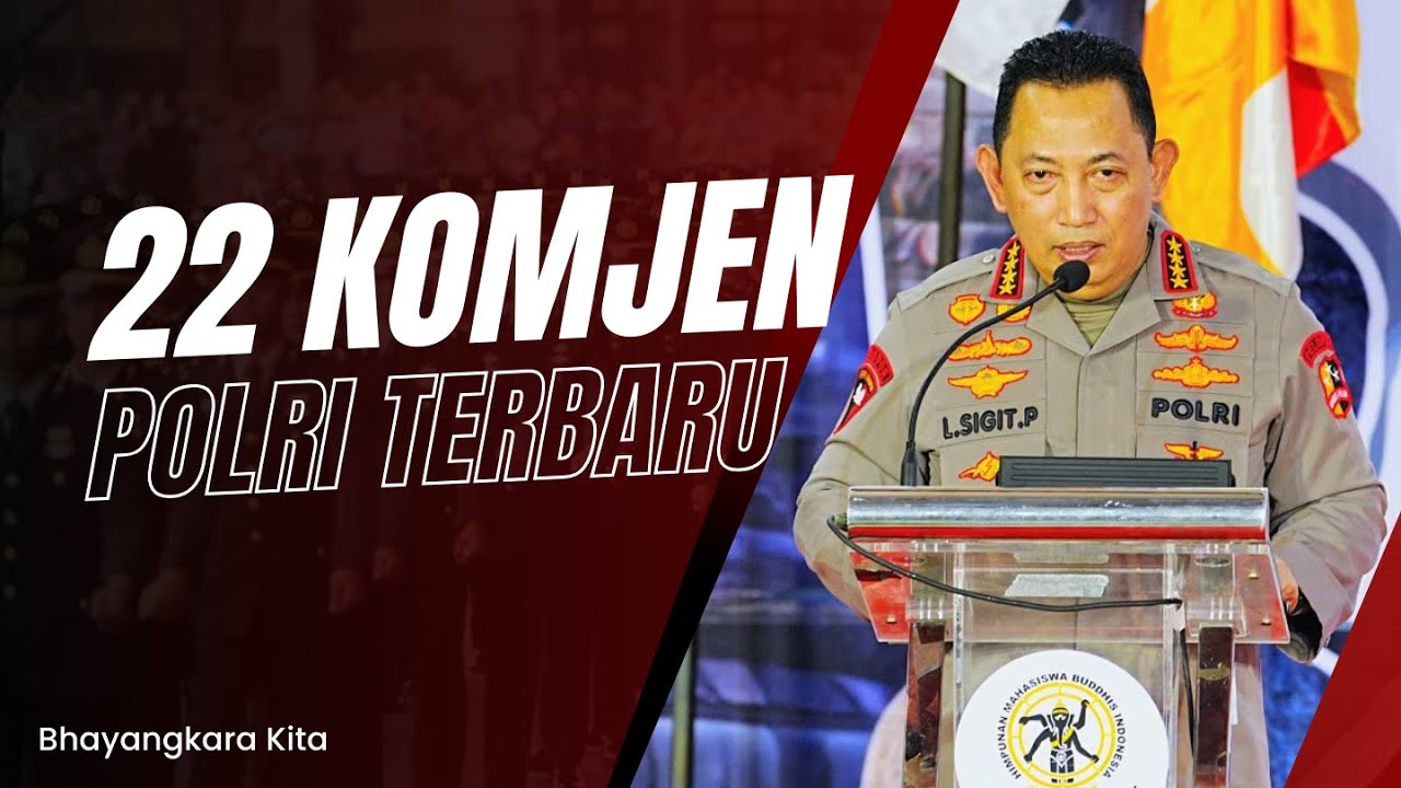 Daftar Lengkap 22 Komjen Polri Terbaru! Mutasi Besar April 2025
