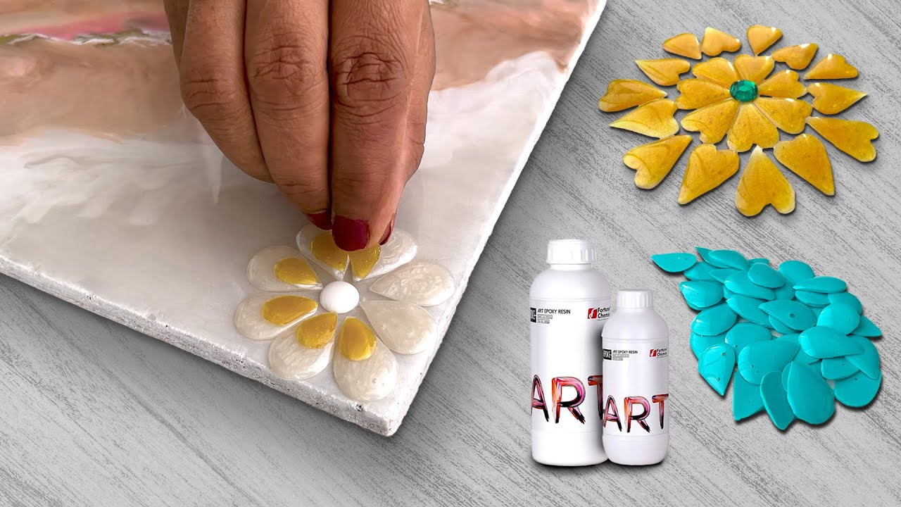 Unique and Easy Resin Nameplate with Shrink Prink 💕| Festive Mandalas With Resin and Kundan