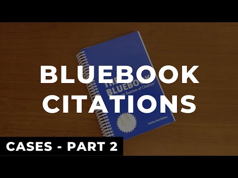 Bluebook Citations: Cases - Part 2 // Law Review Write On Example