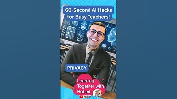 60 Second Hacks for Busy Teachers - 3 Privacy by Robert Martinez