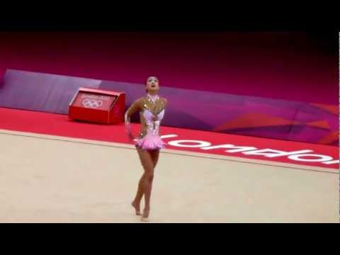 Son Yeon Jae Rhythmic Gymnastic London Olympics 2012 Individual Final Ball Routine 손연재