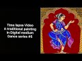 Time lapse video. A traditional painting in digital medium/ dance series #5