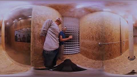 Inside a Wind Tunnel 360 VR Vortex Bladeless "Tacoma" turbine