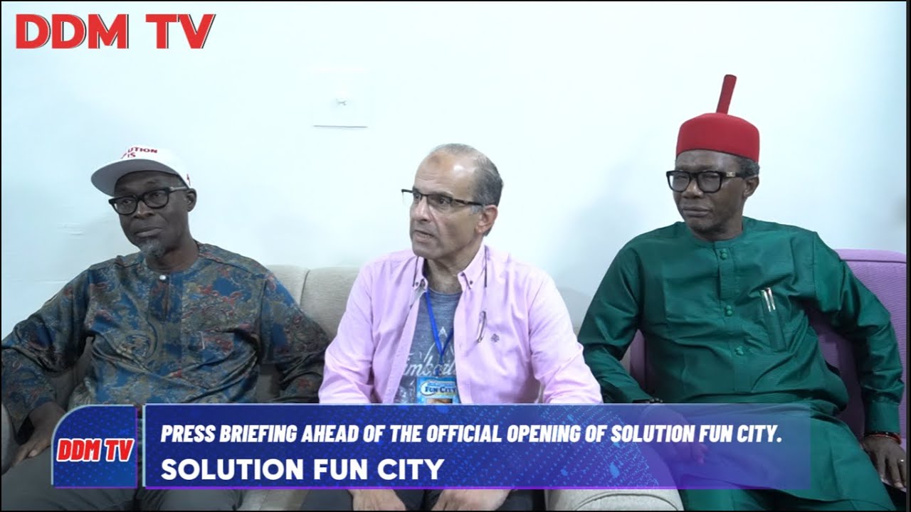 Solution Fun Info Press Briefing Ahead Of The Official Opening Of Solution Fun City ...