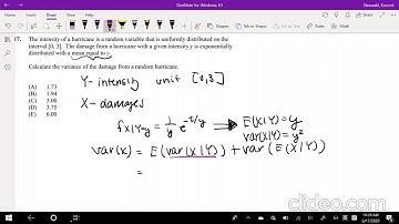 SOA Exam P Question 317 | Law of Total Variance