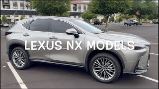 LEXUS NX Models Offered in 2025