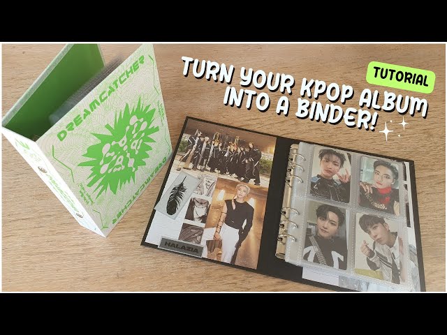 DIY Kpop Posters Binder - Cheap and easy! 