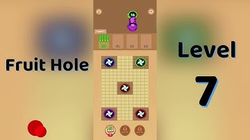 🎯 Fruit Hole Level 7 Walkthrough | Juicy Jam | Fun Fruit Puzzle Game 🍇 | Go Answer