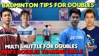 Professional badminton training for Doubles