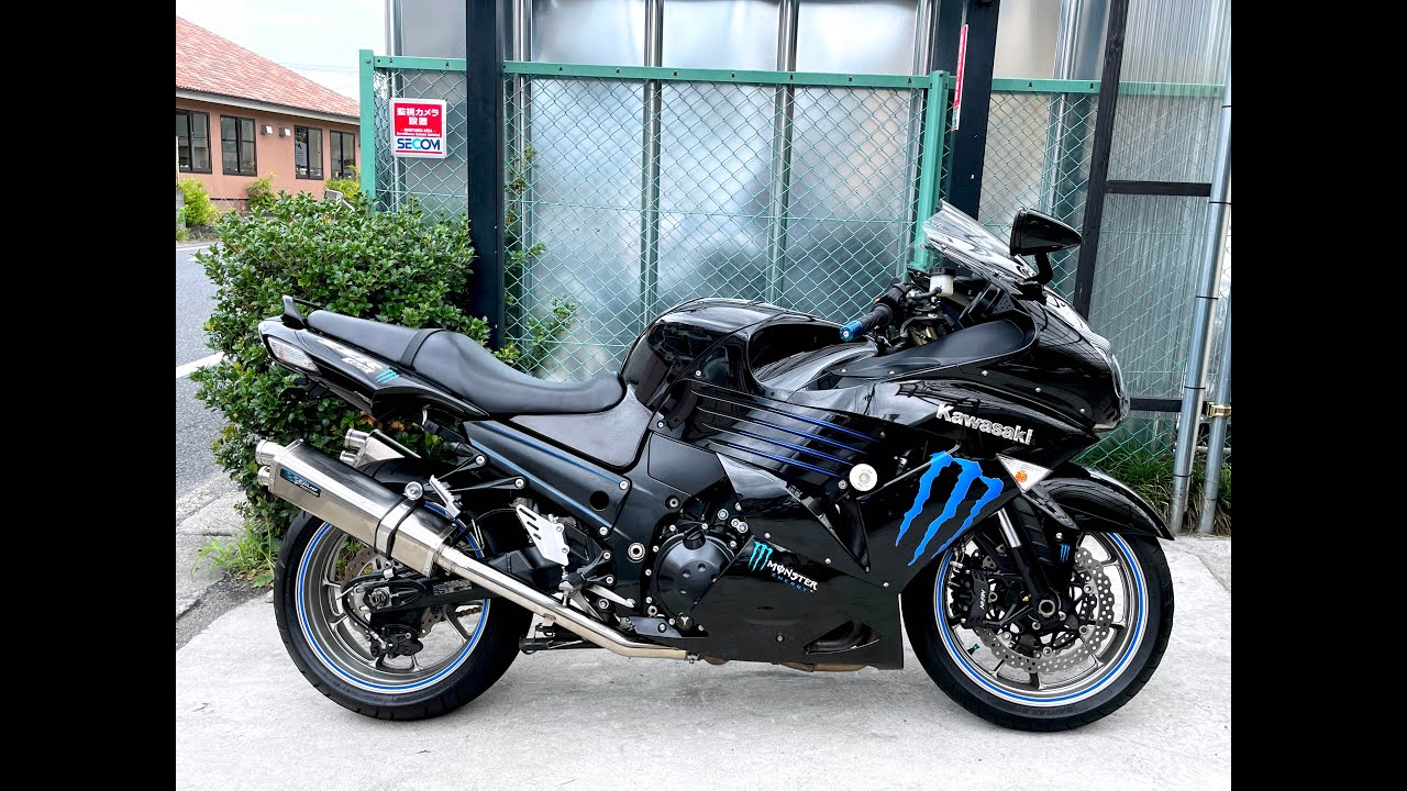 ZZR1400 マレーシア仕様 ☆動画☆ BlueFlame製スリップオン