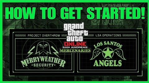 How to get started with the brand new DLC - San Andreas mercenaries DLC