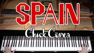 Vignette de la vidéo "Spain - Chick Corea - Insanely Difficult Jazz Piano Arrangement with Sheet Music by Jacob Koller"