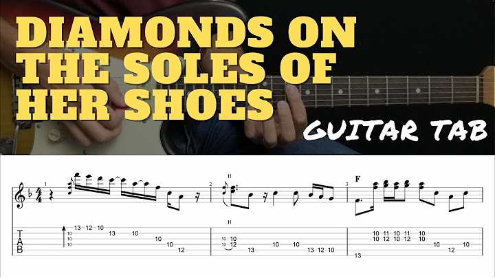 Diamonds on the Soles of Her Shoes Guitar version - Guitar performance video thumbnail