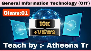A/L GIT Tamil Medium | Class-01 ||கணனி அறிமுகம் மற்றும் கணனியின் கூறுகள் @Edukinniya  | Atheena Tr