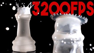 Mesmerizing Milk Droplet Patterns (Slow Motion)