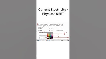 Current Electricity · Physics · NEET #jeemains #jeeproblems #engineeringentranceexam