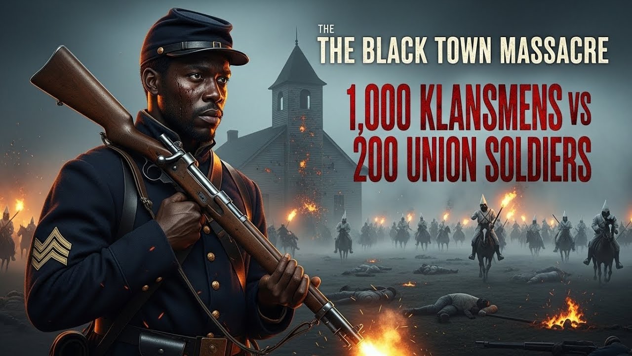 The Black Town Massacre — 1,000 Klansmen Raided Unaware of 200 Union Soldiers Inside, Georgia 1870