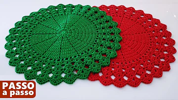Qual a melhor linha de crochê para sousplat?