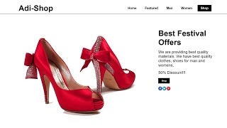How To Make Ecommerce Website Using HTML And CSS Step By Step | Create e-Commerce Website